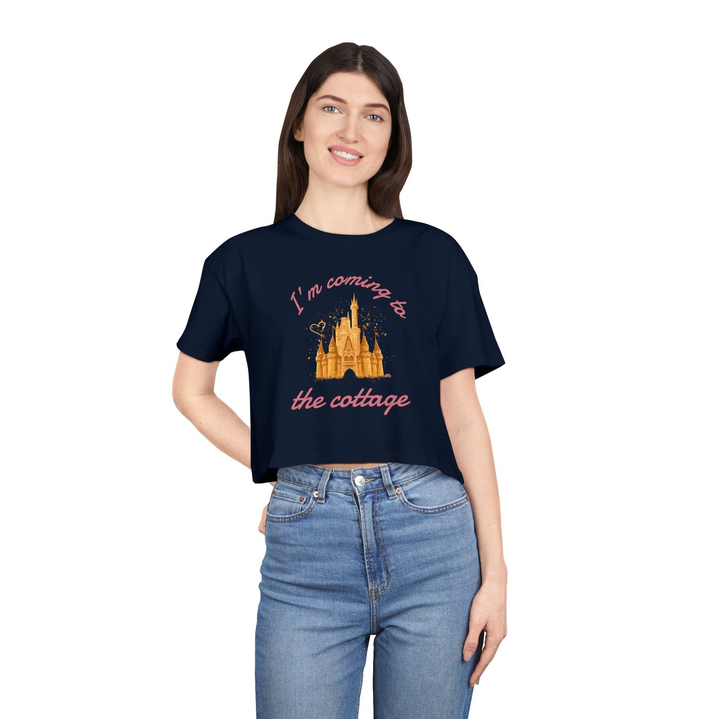 I'm Coming to the Cottage - Women's Crop Tee