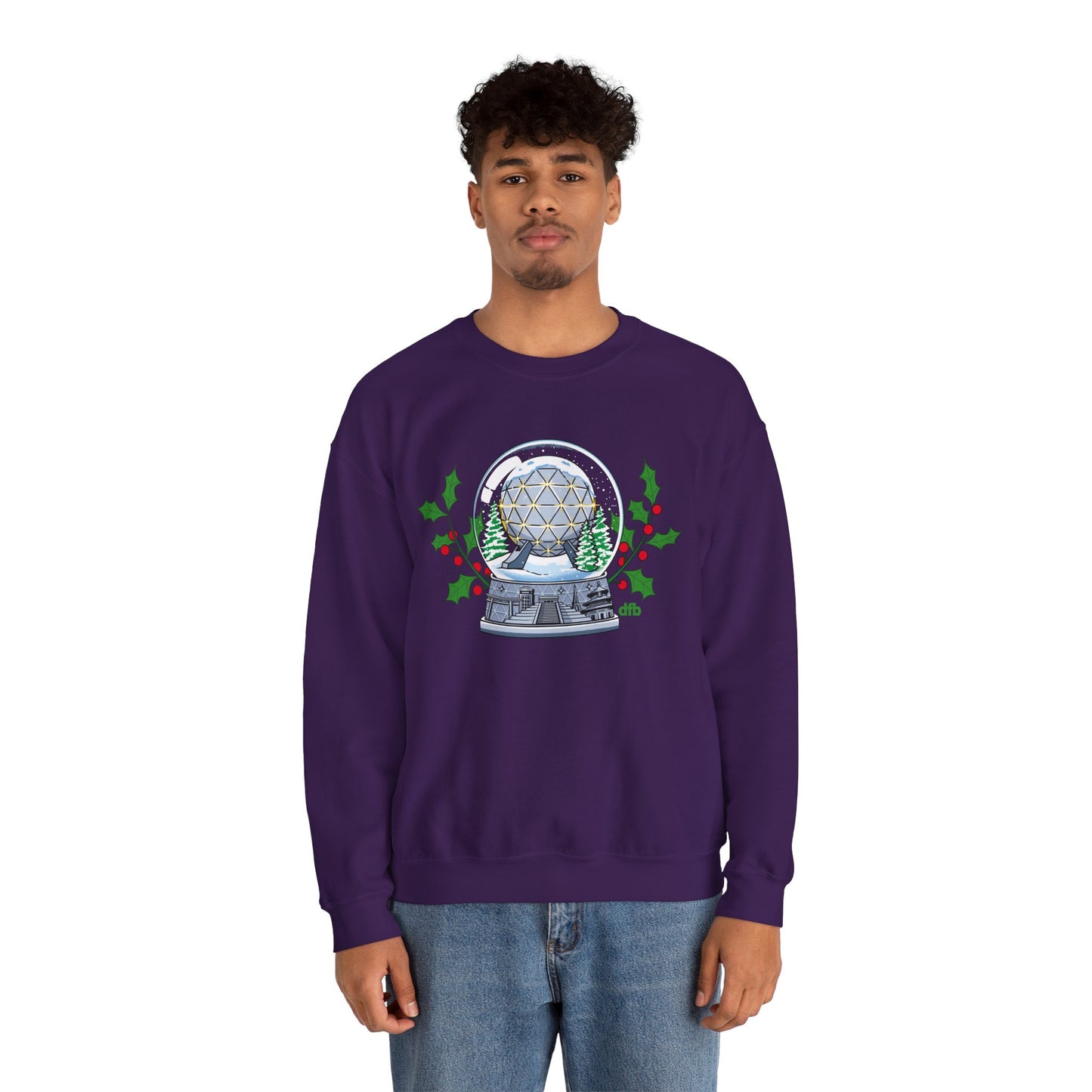 EPCOT Snowglobes - Adult Crewneck Sweatshirt
