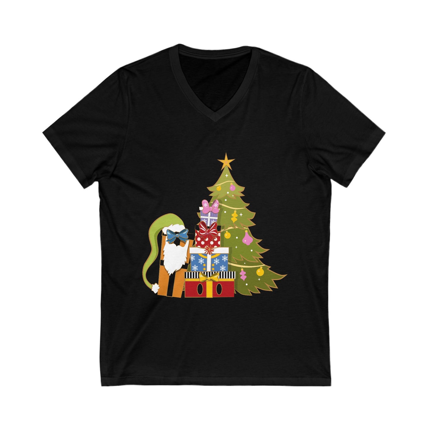 Fab 5 as Presents - Short Sleeve V-Neck Tee