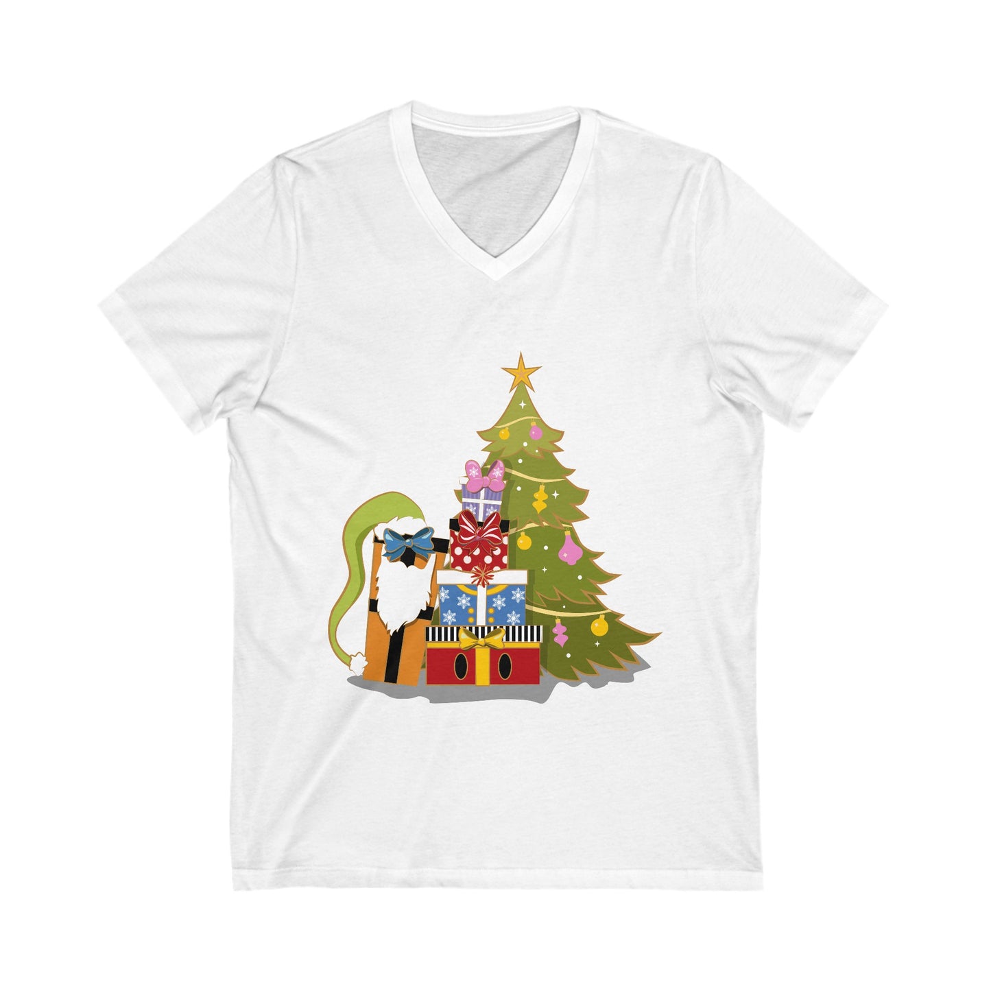 Fab 5 as Presents - Short Sleeve V-Neck Tee