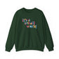 it's a small world - Adult Crewneck Sweatshirt