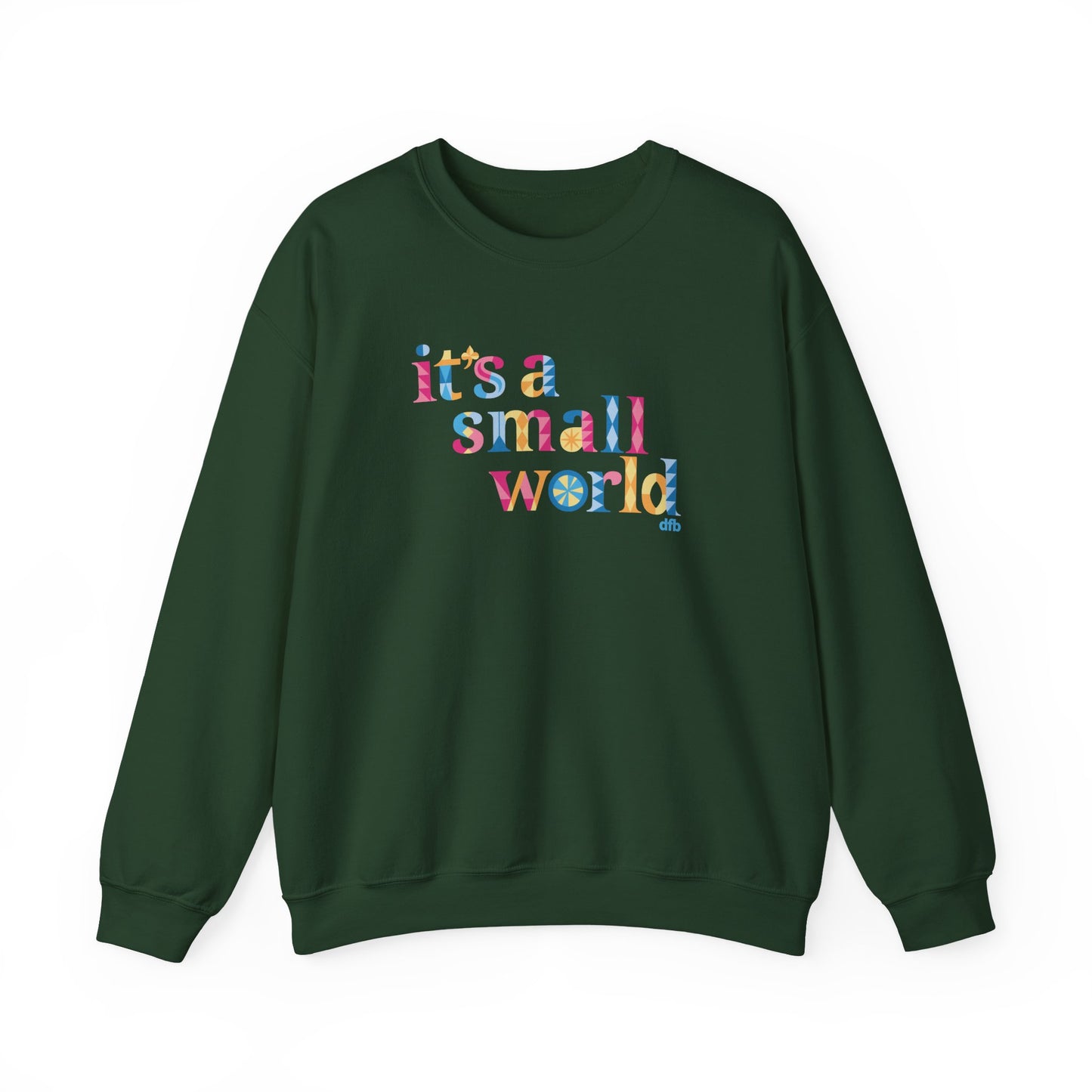 it's a small world - Adult Crewneck Sweatshirt