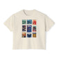 Hollywood Studios Vintage Stamps - Women's Boxy Tee