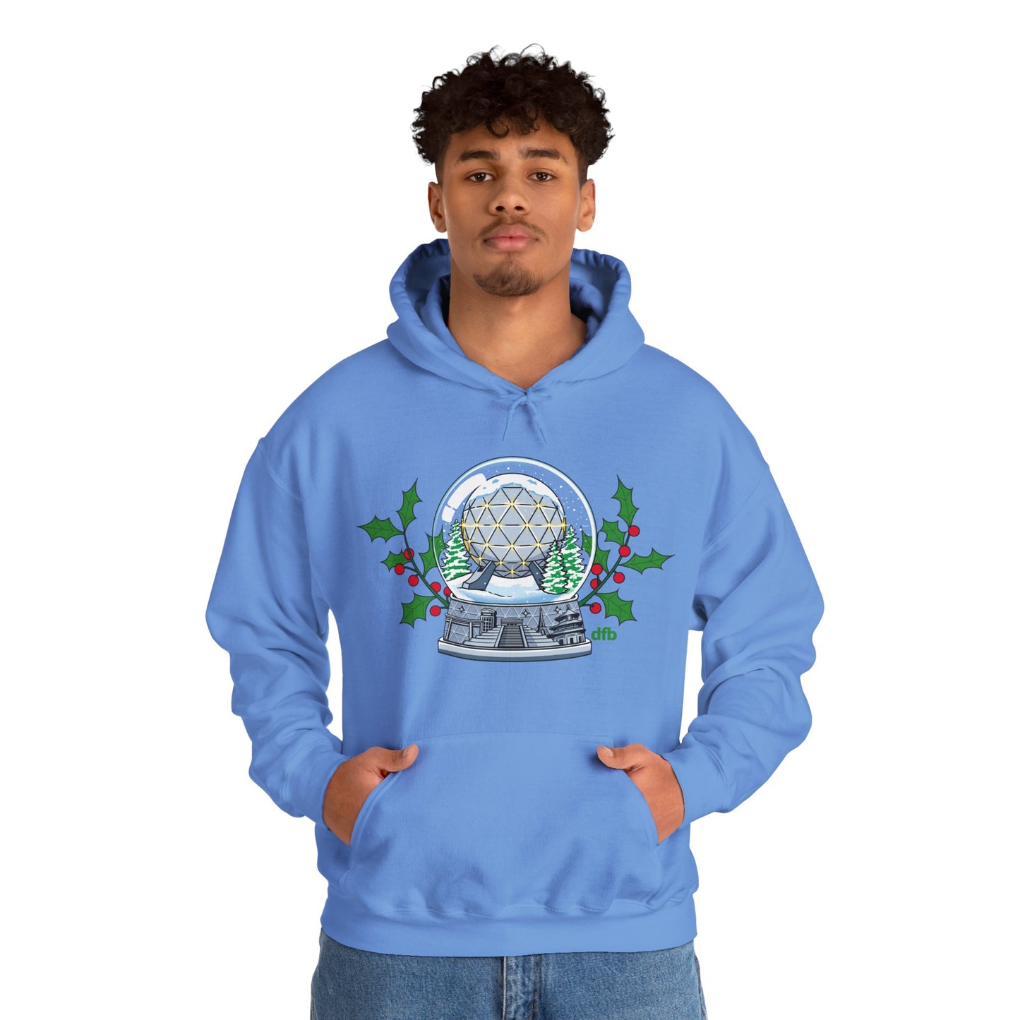 EPCOT Snowglobes -  Adult Hoodie Sweatshirt