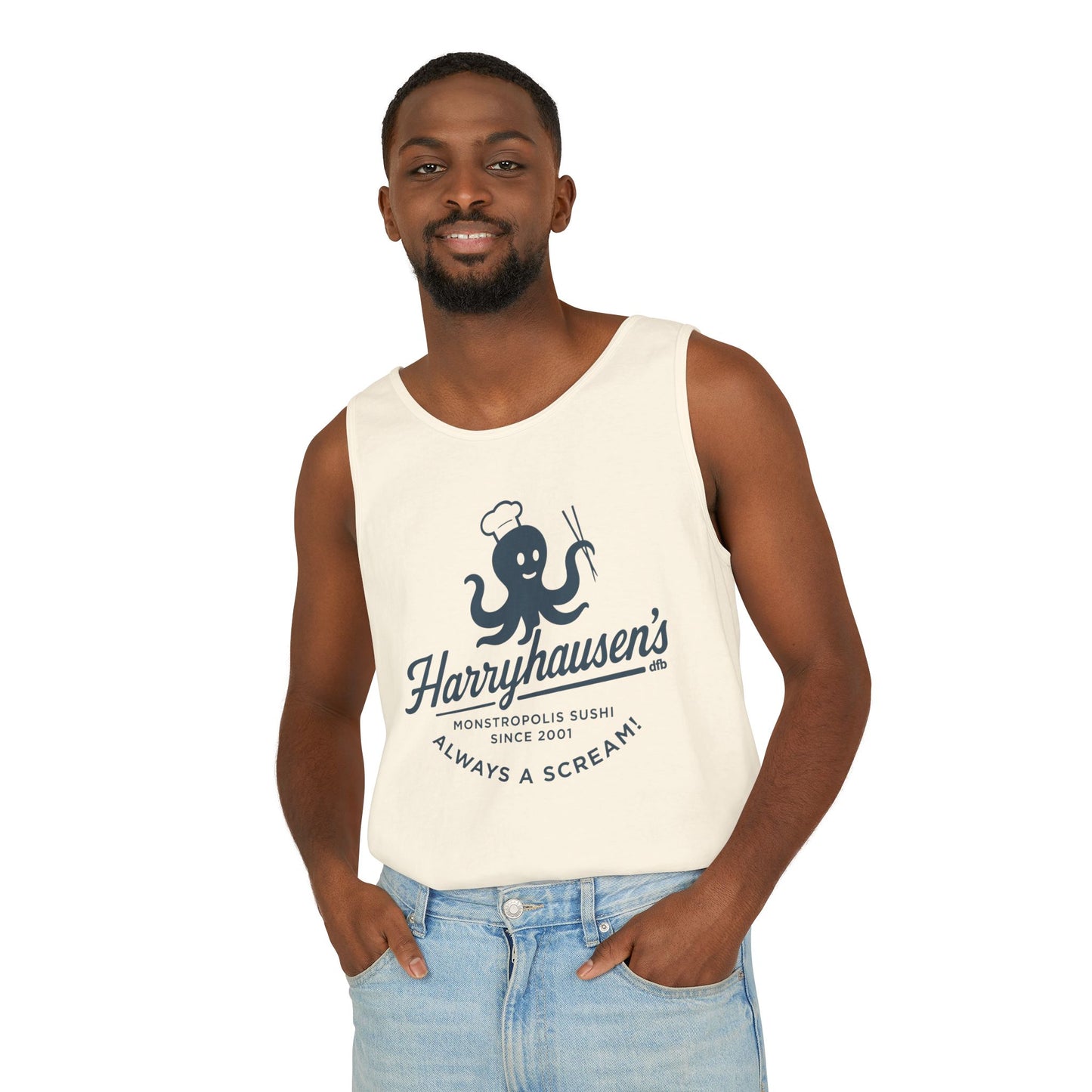 Harryhausen's - Unisex Garment-Dyed Tank Top