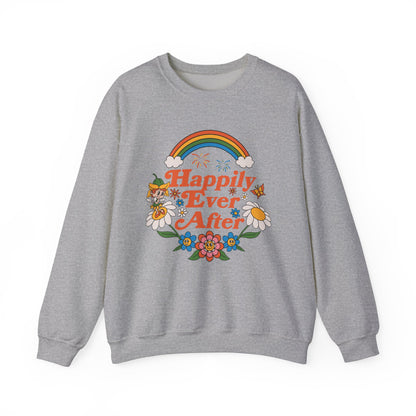 Happily Ever After Disney Fireworks - Unisex Adult Crewneck Sweatshirt