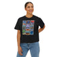 EPCOT Vintage Stamps - Women's Boxy Tee