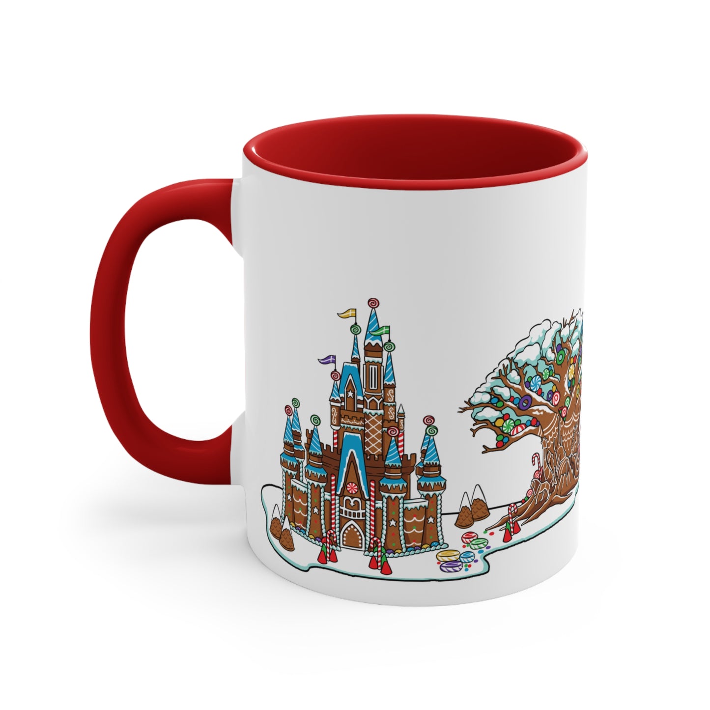 Gingerbread Park Icons - Accent Mugs