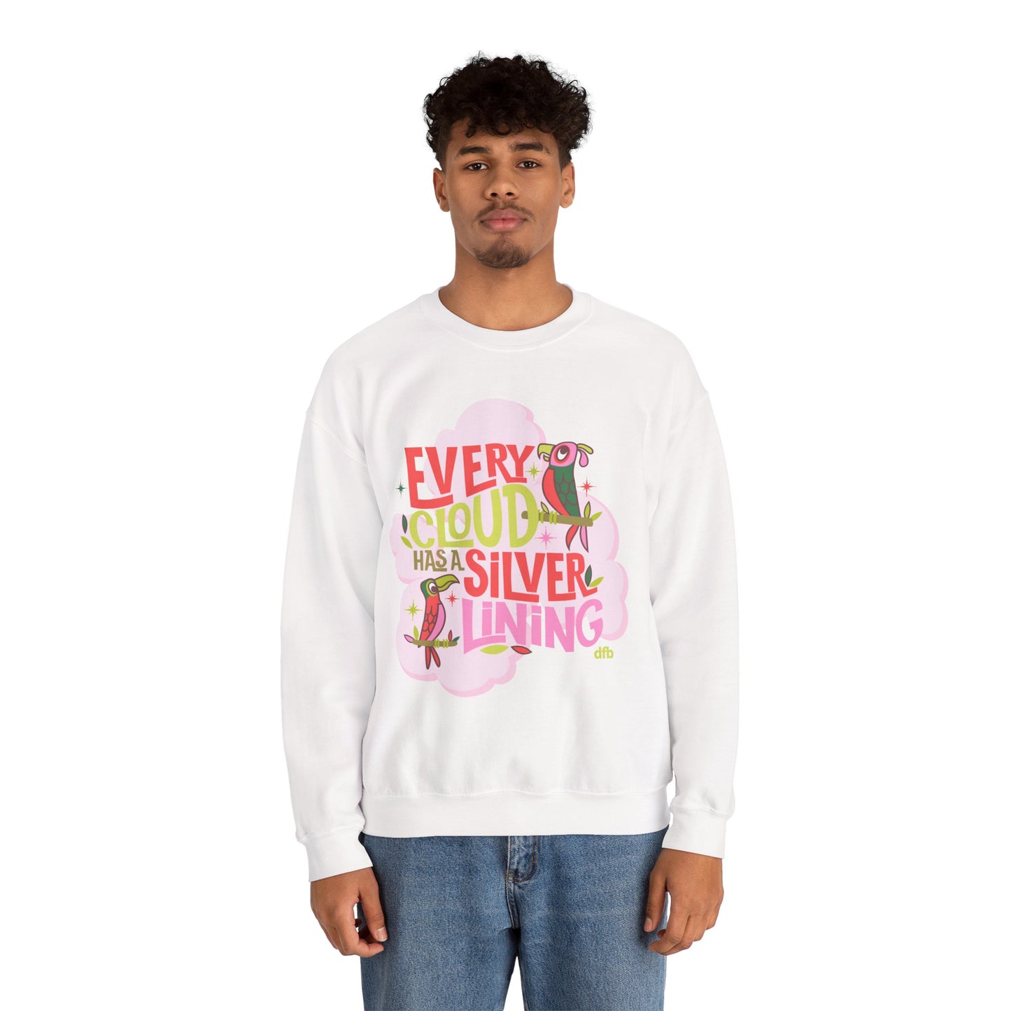 LIMITED EDITION Every Cloud Has a Silver Lining - Adult Crewneck Sweatshirt