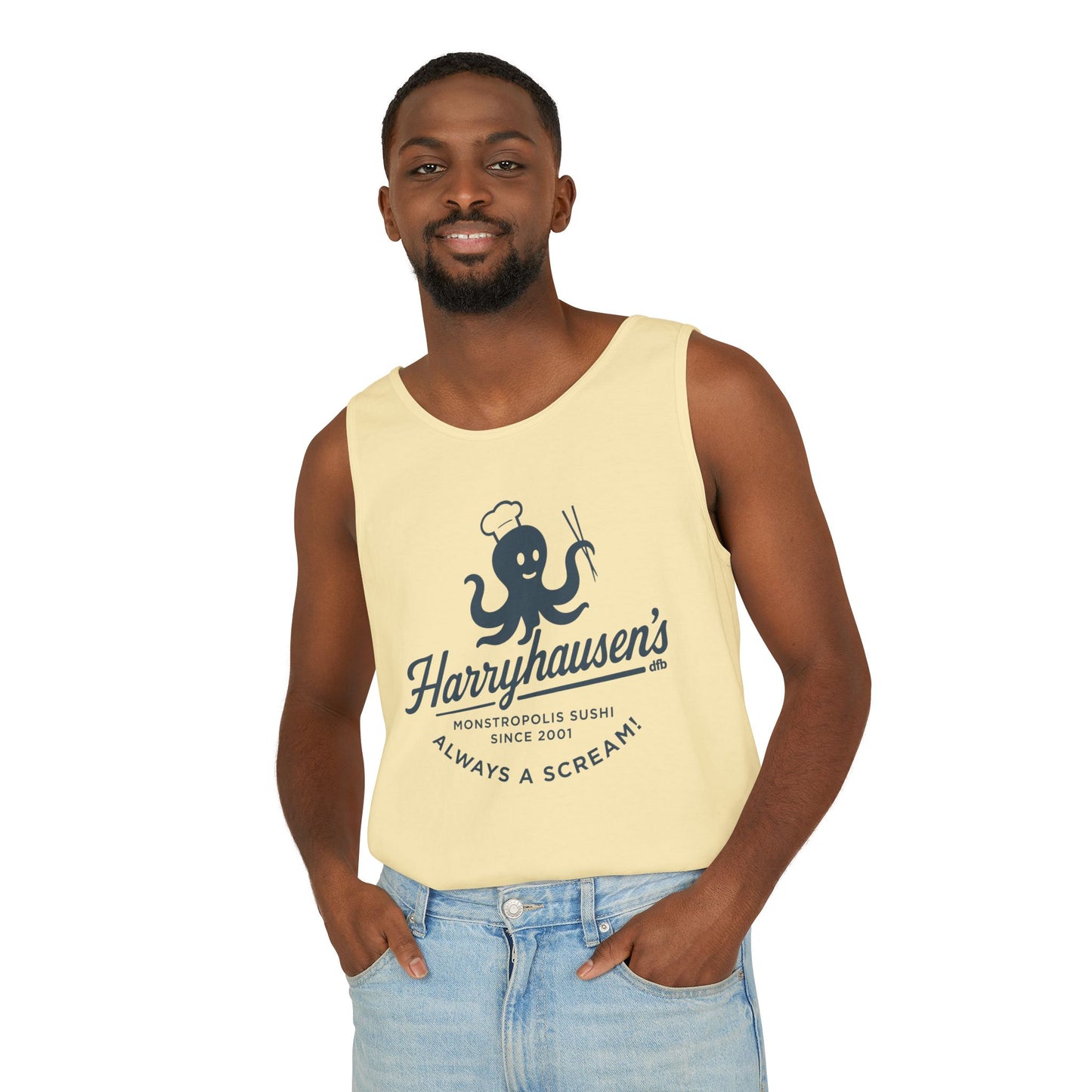 Harryhausen's - Unisex Garment-Dyed Tank Top