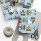 Snowglobes Park Landmarks - Gift Wrap Papers