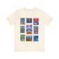 EPCOT Vintage Stamps - Adult Tee Shirt