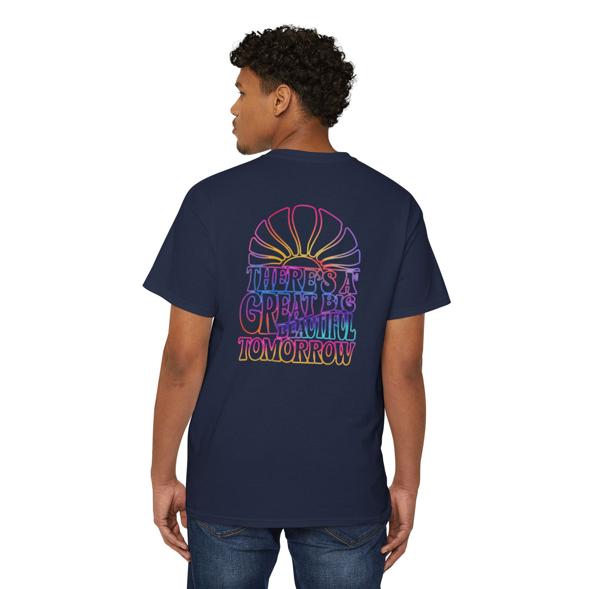 LIMITED EDITION Great Big Beautiful Tomorrow - Front & Back w/ Pocket - Unisex Heavy Cotton Pocket Tee