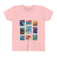 Magic Kingdom Vintage Stamps - Youth Short Sleeve Tee Shirt