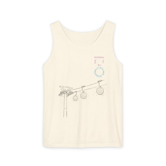Monorail All The Time - Unisex Garment-Dyed Tank Top