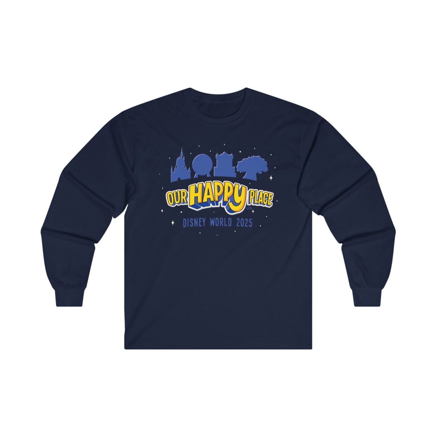 Our Happy Place 2025 - Family Matching Tee - Long Sleeve Tee