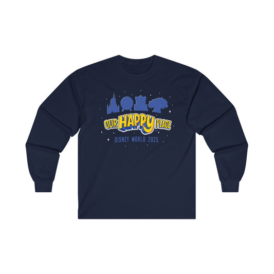 Our Happy Place 2025 - Family Matching Tee - Long Sleeve Tee