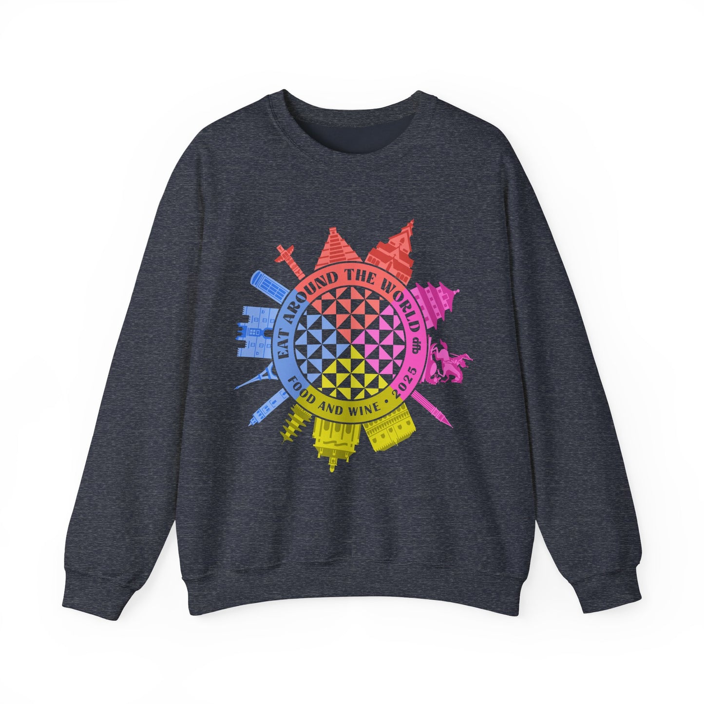 LIMITED EDITION Food & Wine Compass - Adult Crewneck Sweatshirt