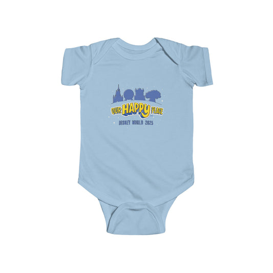 Our Happy Place 2025 - Family Matching Tee - Baby Onesie