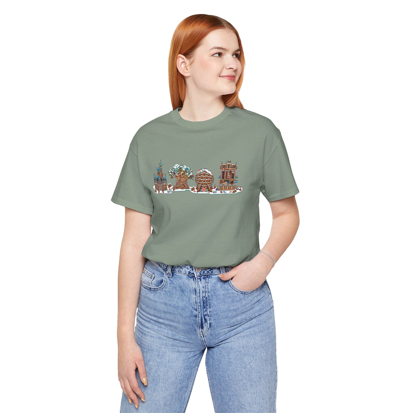 Gingerbread Park Icons - Adult Tee Shirt