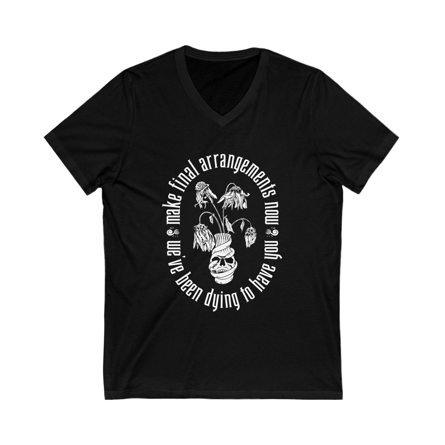 We've Been Dying to Have You - Haunted Mansion - Short Sleeve V-Neck Tee