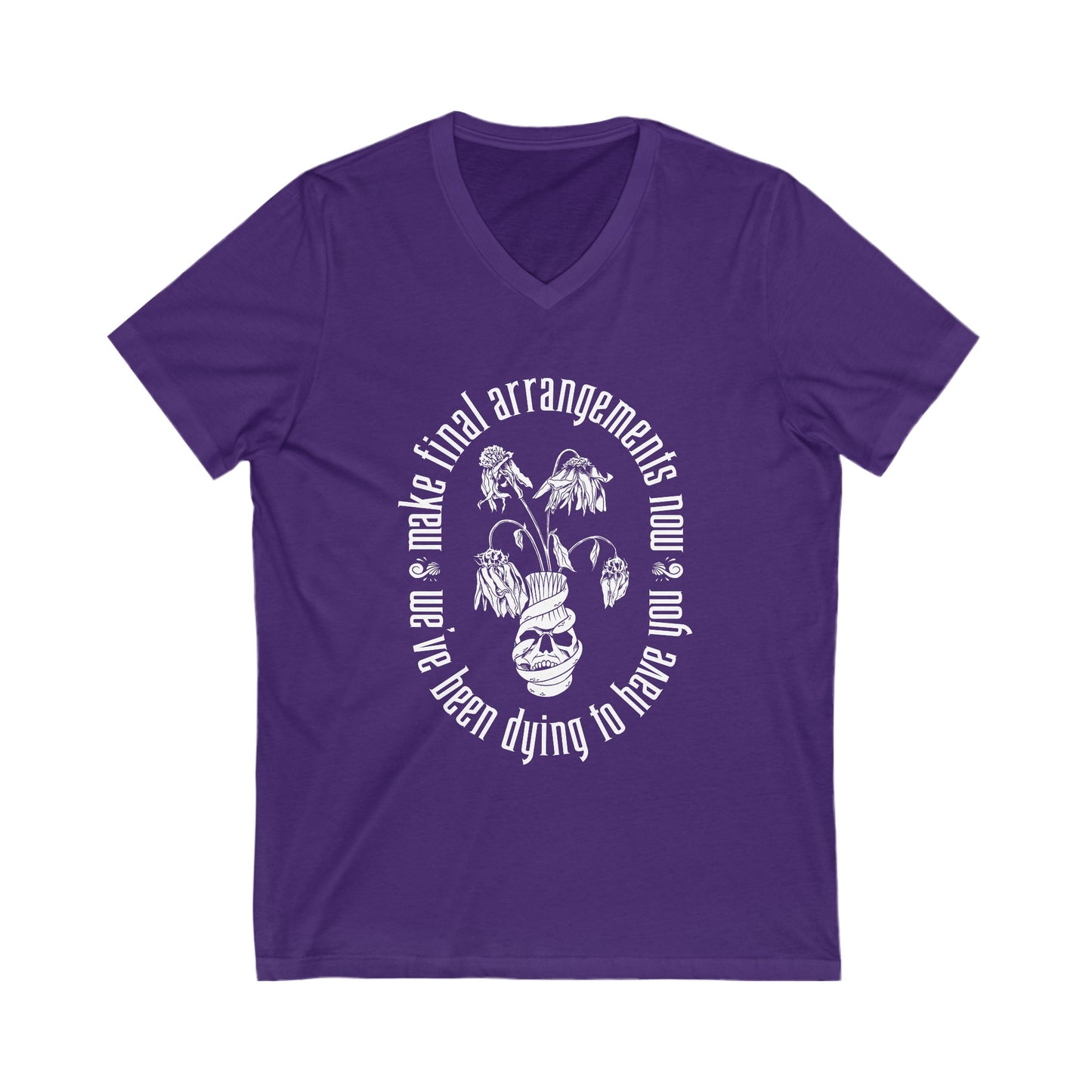 We've Been Dying to Have You - Haunted Mansion - Short Sleeve V-Neck Tee