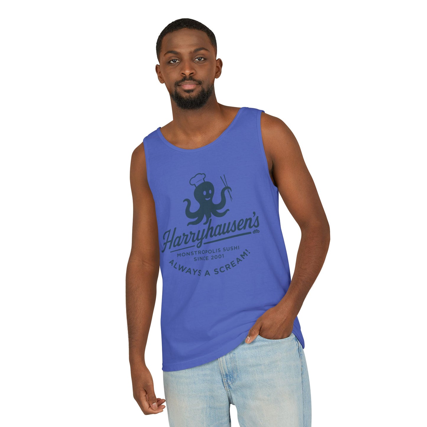 Harryhausen's - Unisex Garment-Dyed Tank Top