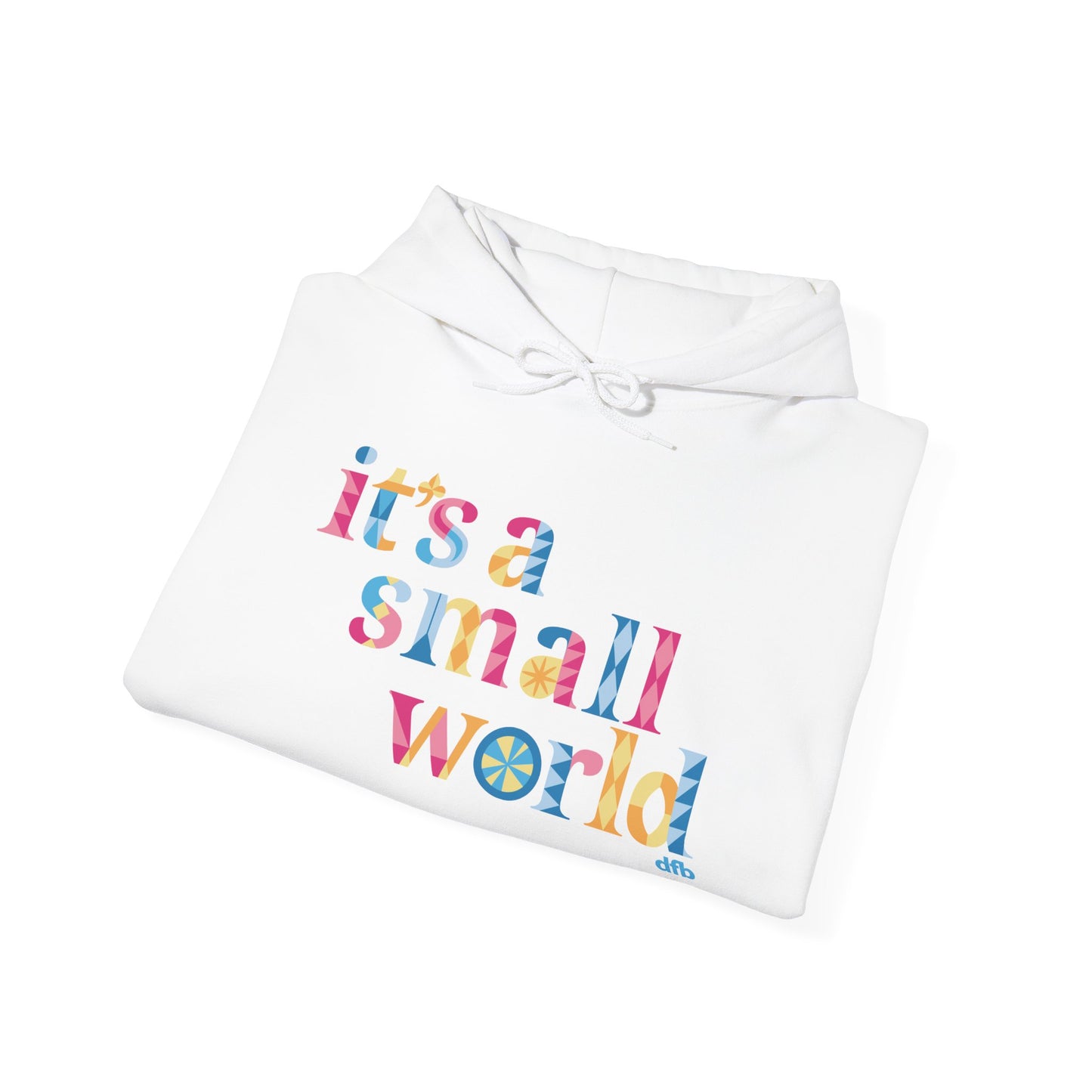 it's a small world -  Adult Hoodie Sweatshirt
