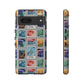 Magic Kingdom Vintage Stamps - Samsung Galaxy & Google Pixel Phone Case