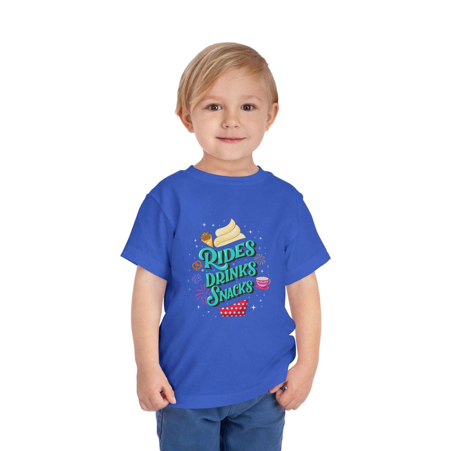 Rides, Drinks, Snacks - Toddler T-shirt