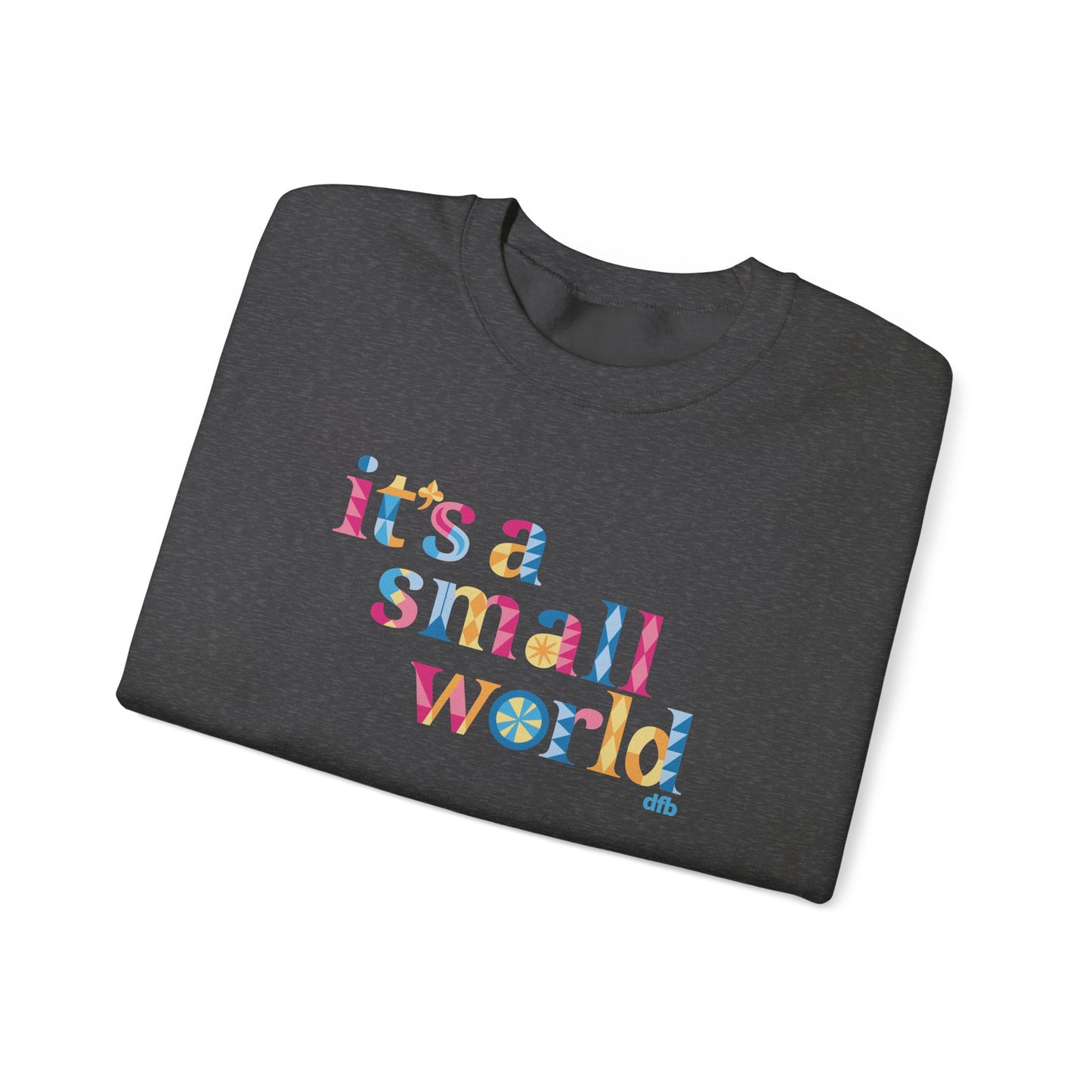 it's a small world - Adult Crewneck Sweatshirt
