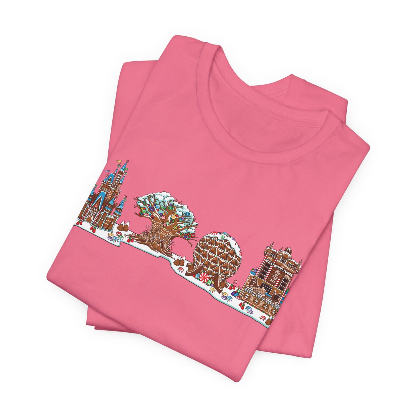 Gingerbread Park Icons - Adult Tee Shirt