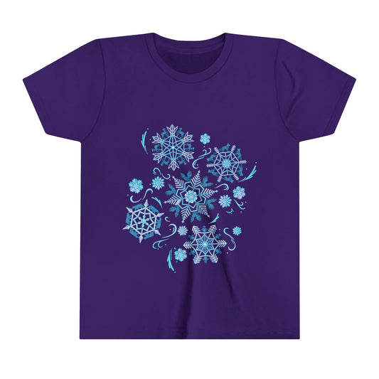 Merry Menagerie Snowflakes - Animal Kingdom Puppets - Youth Short Sleeve Tee Shirt