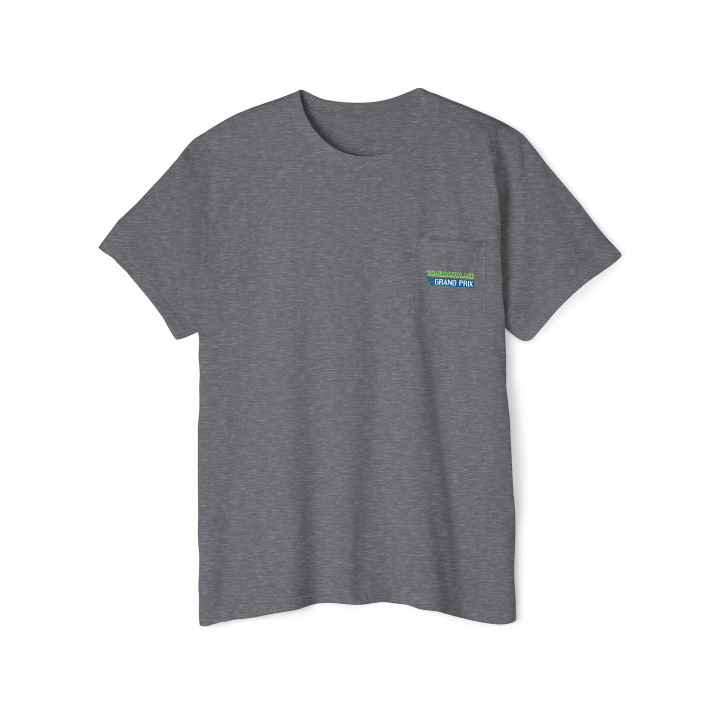 Tomorrowland Grand Prix - Front & Back w/ Pocket - Unisex Heavy Cotton Pocket Tee