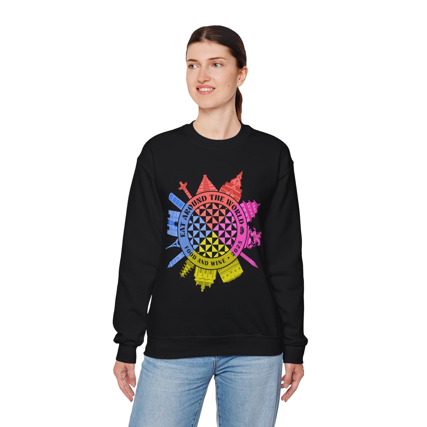 LIMITED EDITION Food & Wine Compass - Adult Crewneck Sweatshirt