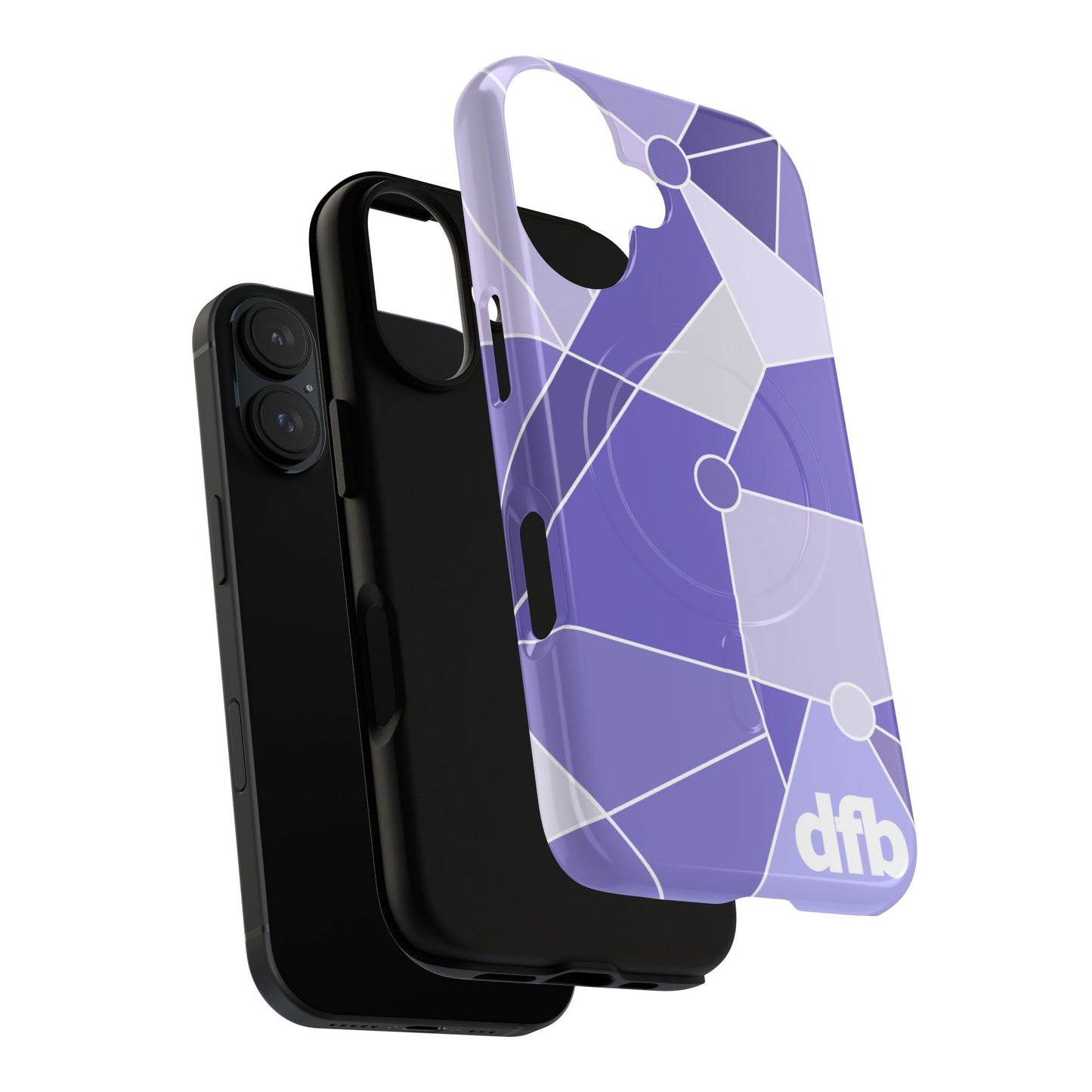 Tomorrowland Purple Wall - Tough Magnetic iPhone Case