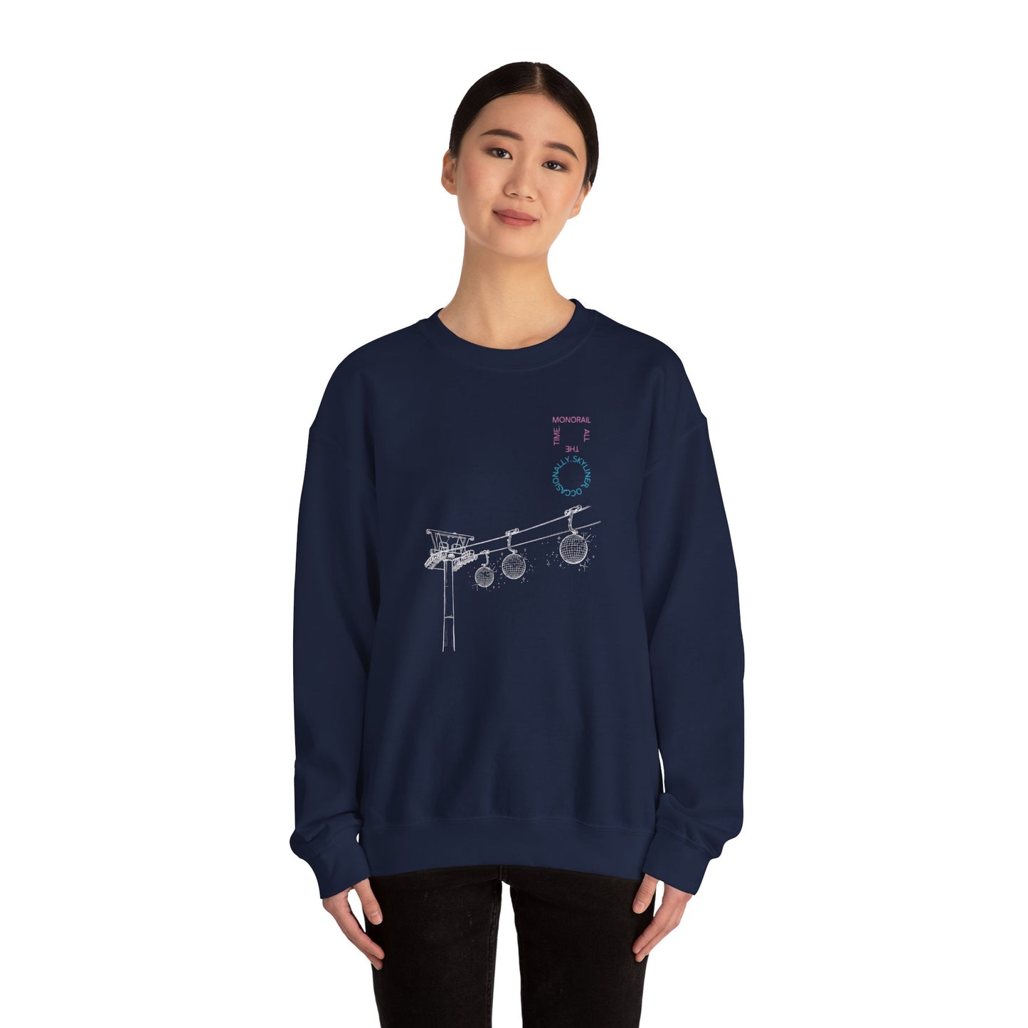 Monorail All The Time - Adult Crewneck Sweatshirt