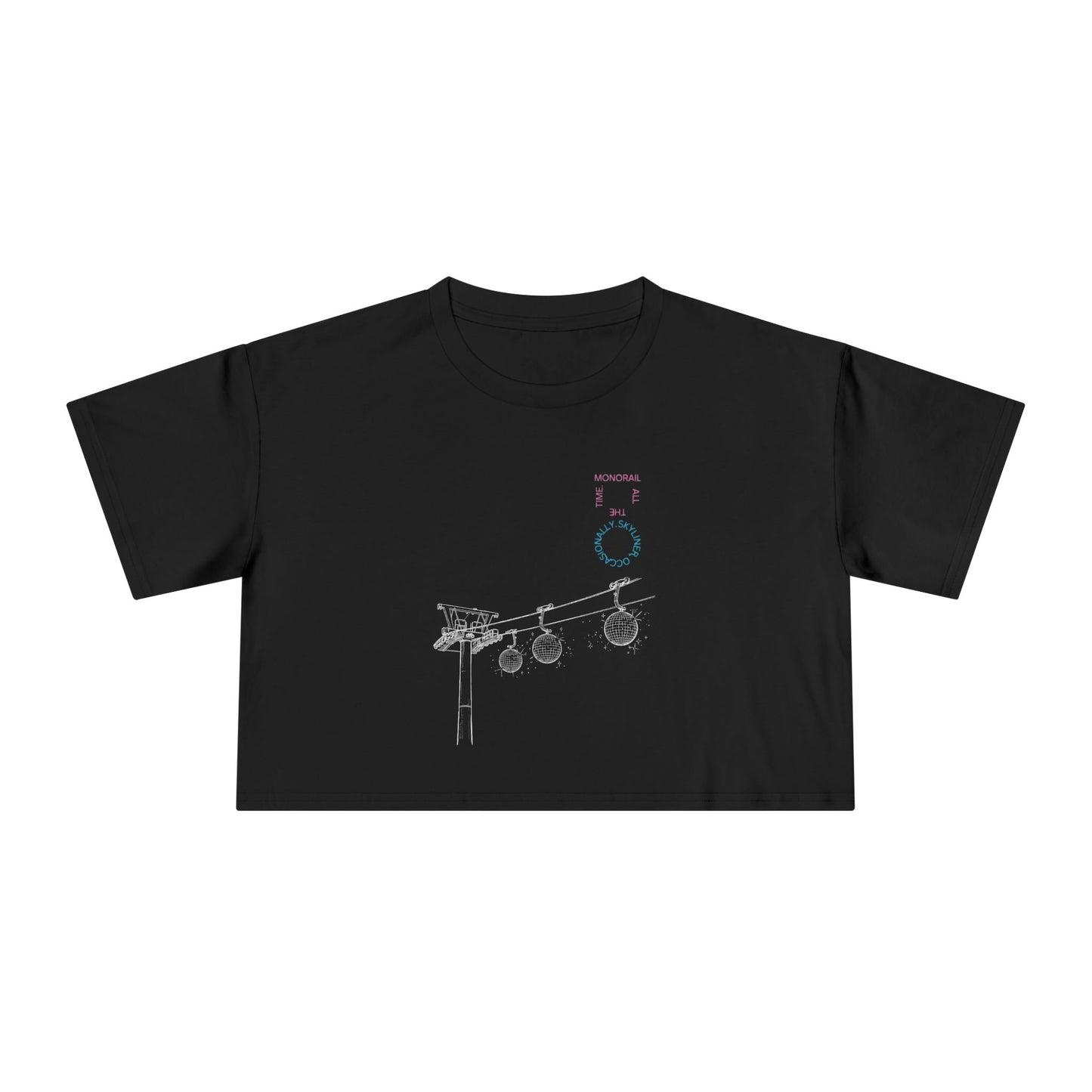 Monorail All The Time - Women's Crop Tee