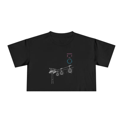 Monorail All The Time - Women's Crop Tee