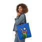 Tick Tock Croc- Canvas Tote Bag