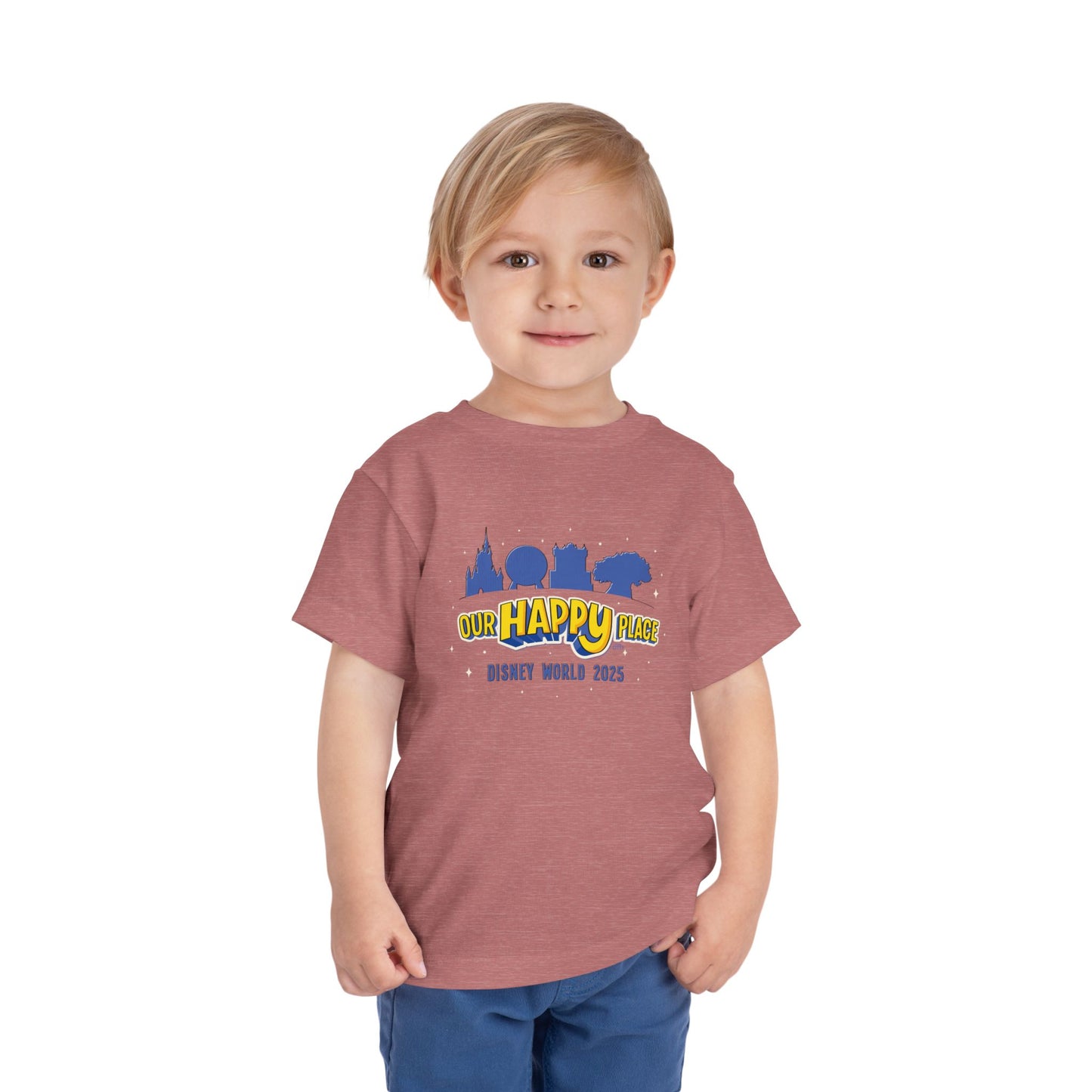 Our Happy Place 2025 - Family Matching Tee - Toddler T-shirt