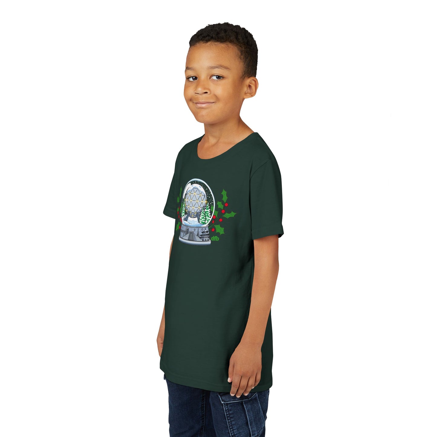 EPCOT Snowglobes -  Kid's Short Sleeve Tee Shirt
