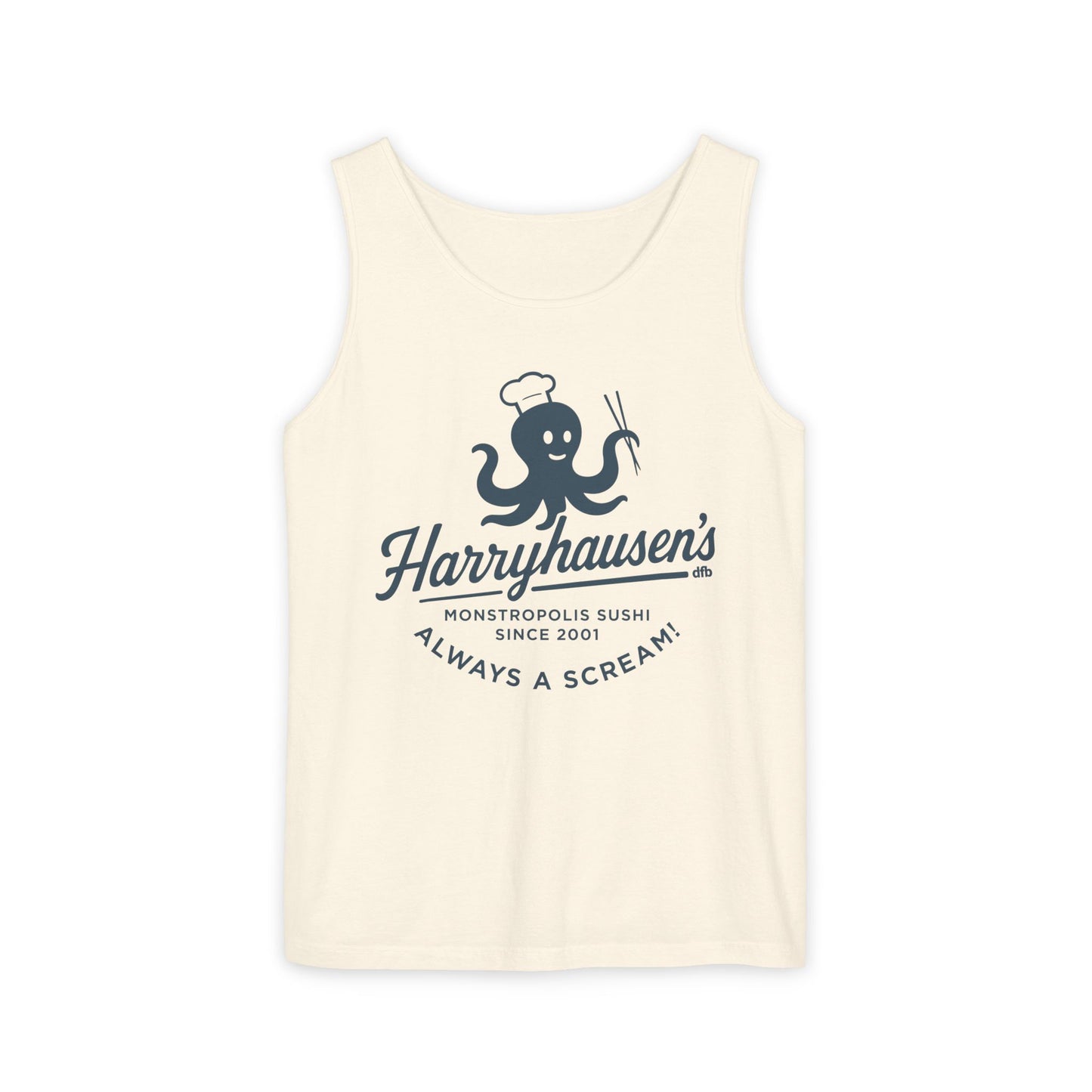 Harryhausen's - Unisex Garment-Dyed Tank Top