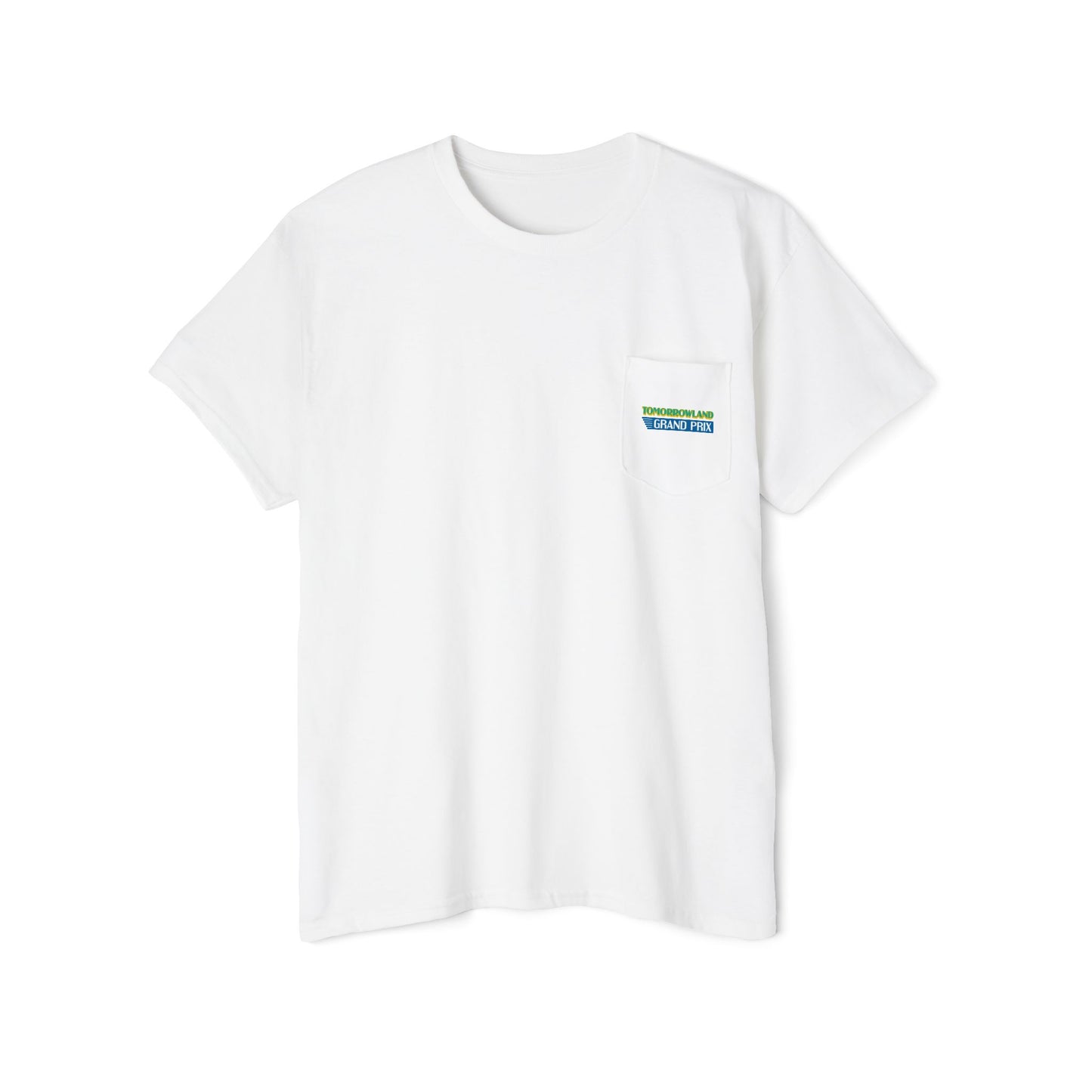 Tomorrowland Grand Prix - Front & Back w/ Pocket - Unisex Heavy Cotton Pocket Tee