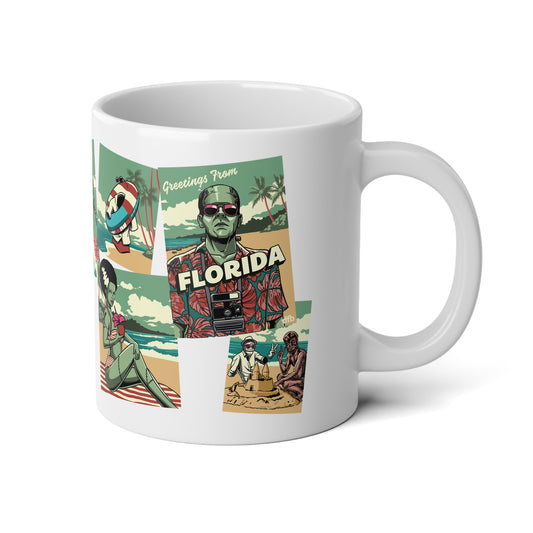 Monsters on Vacation - Jumbo Mug, 20oz