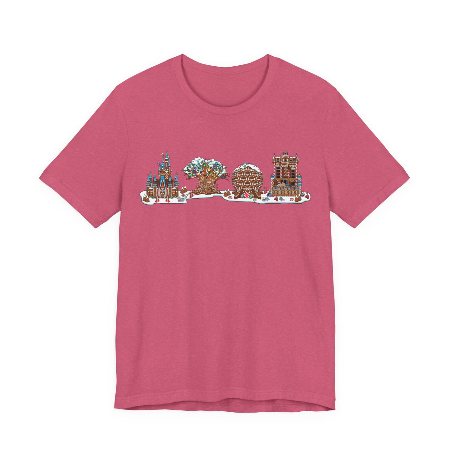 Gingerbread Park Icons - Adult Tee Shirt