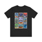 EPCOT Vintage Stamps - Adult Tee Shirt