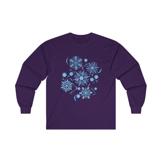 Merry Menagerie Snowflakes - Animal Kingdom Puppets - Long Sleeve Tee