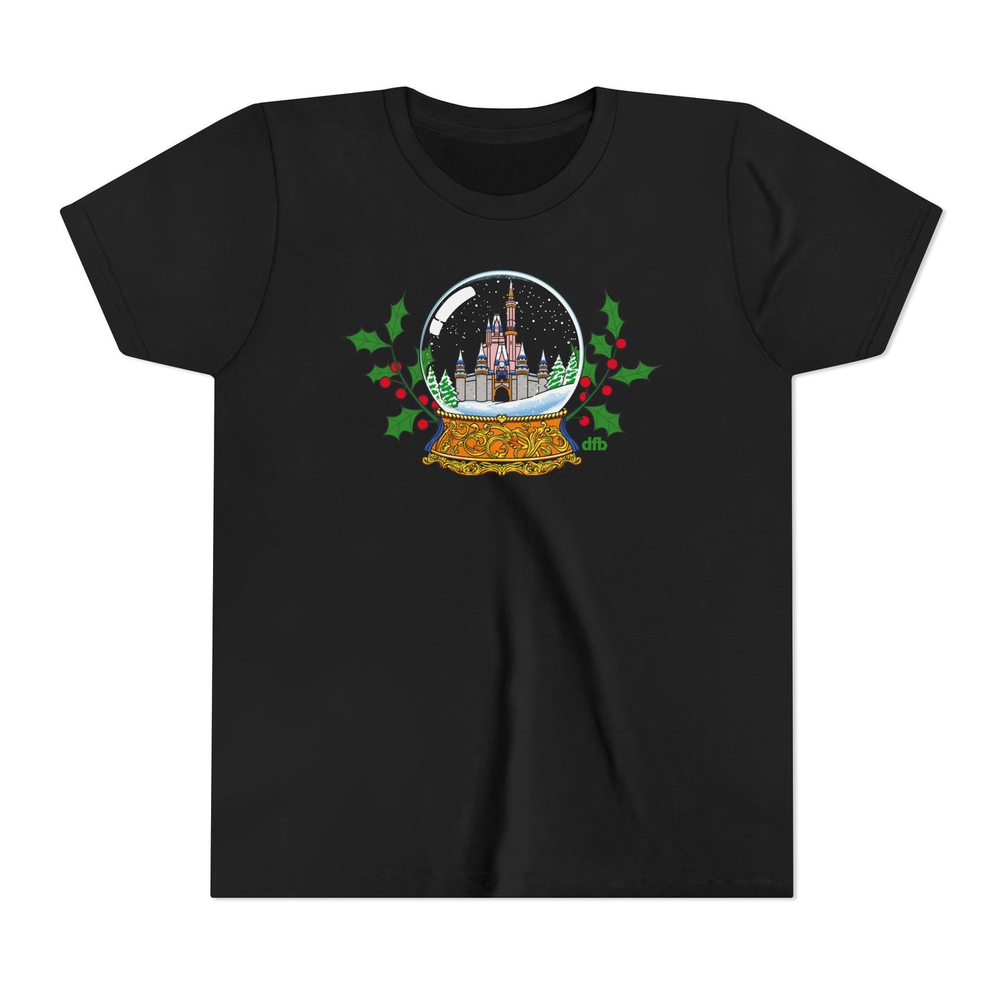 Magic Kingdom Snowglobes -  Kid's Short Sleeve Tee Shirt