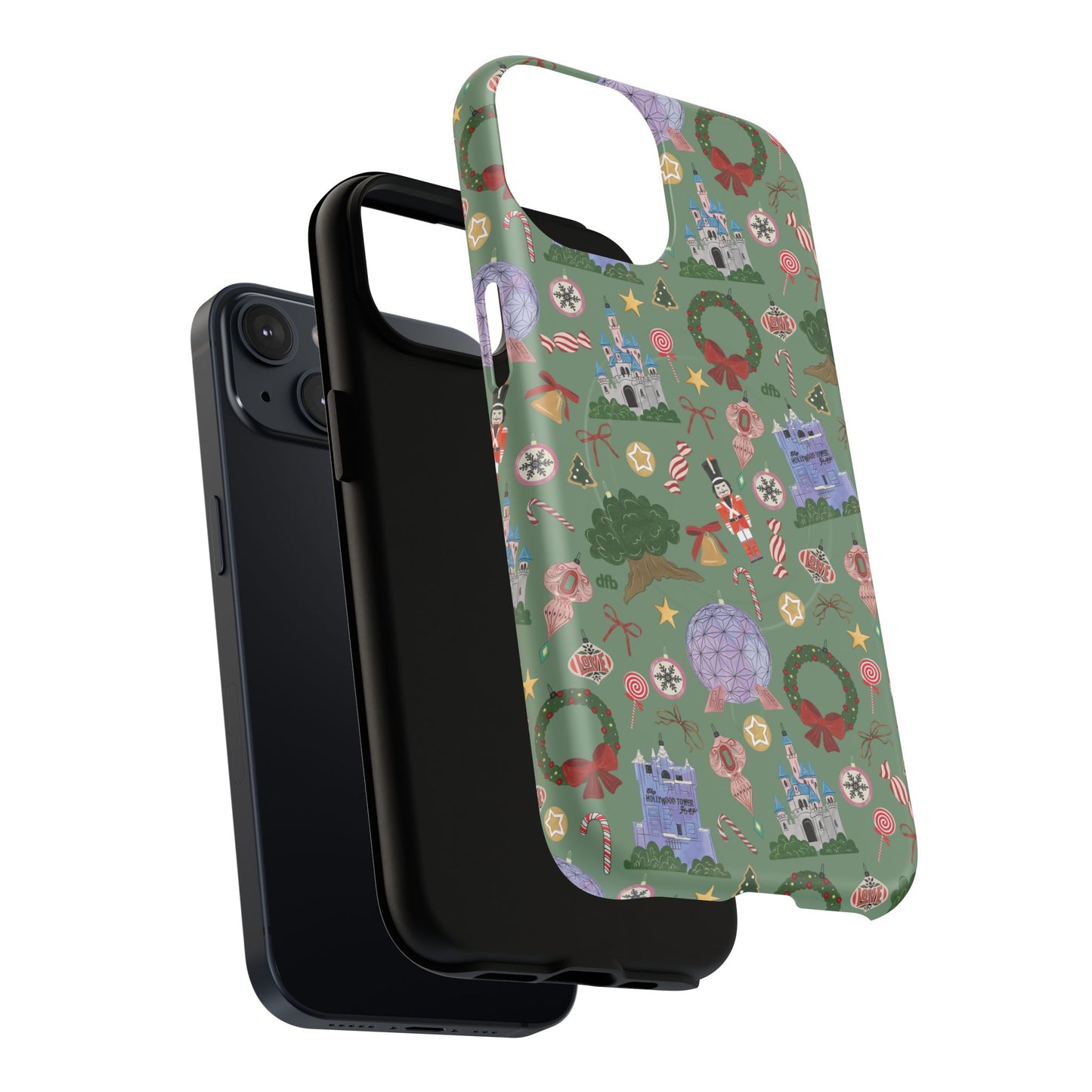 Park Icons Vintage Ornaments - Tough Magnetic iPhone Case